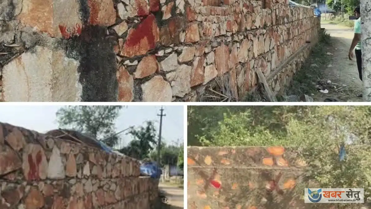 भरतपुर: भौंडा गांव में अतिक्रमण चिह्नित, नोटिस के बाद कार्रवाई